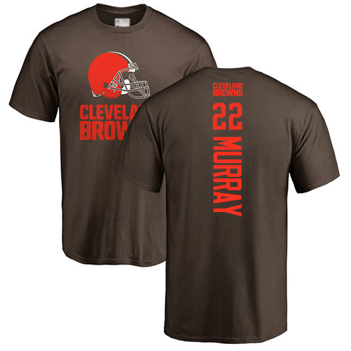 Men Cleveland Browns Eric Murray Brown Jersey #22 NFL Football Backer T Shirt->cleveland browns->NFL Jersey